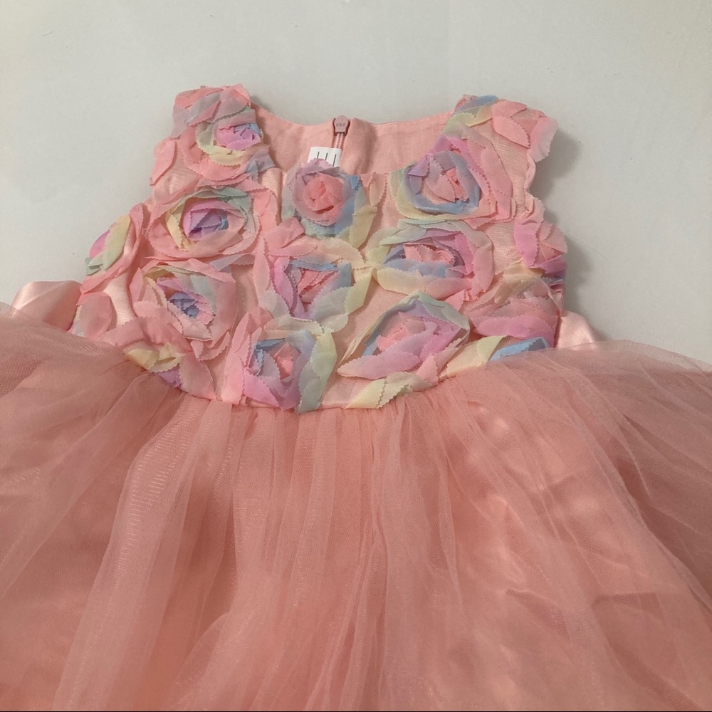 Luxury Embroidered Flower Girl Piano Dress Princess Birthday Wedding 5055 - Picture 13 of 16
